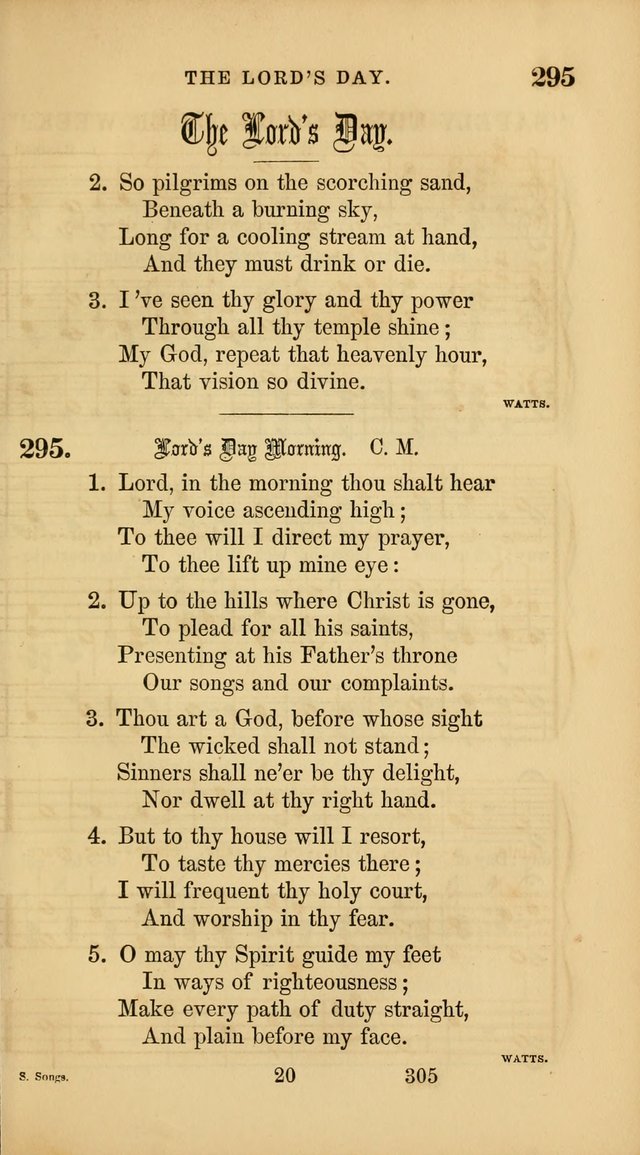 Sacred Songs for Family and Social Worship: comprising the most approved spiritual hymns with chaste and popular tunes ( New ed. rev. and enl.) page 307