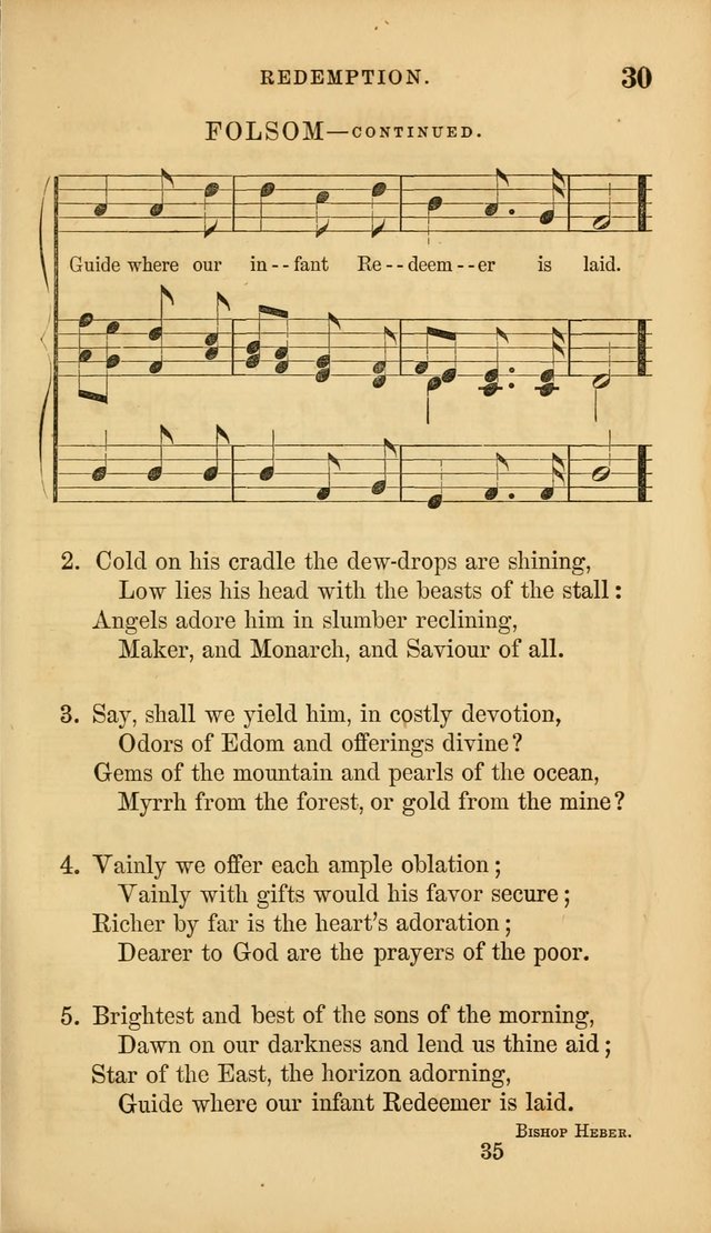 Sacred Songs for Family and Social Worship: comprising the most approved spiritual hymns with chaste and popular tunes ( New ed. rev. and enl.) page 35