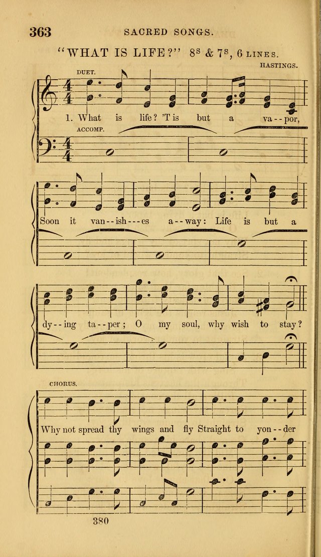 Sacred Songs for Family and Social Worship: comprising the most approved spiritual hymns with chaste and popular tunes ( New ed. rev. and enl.) page 382