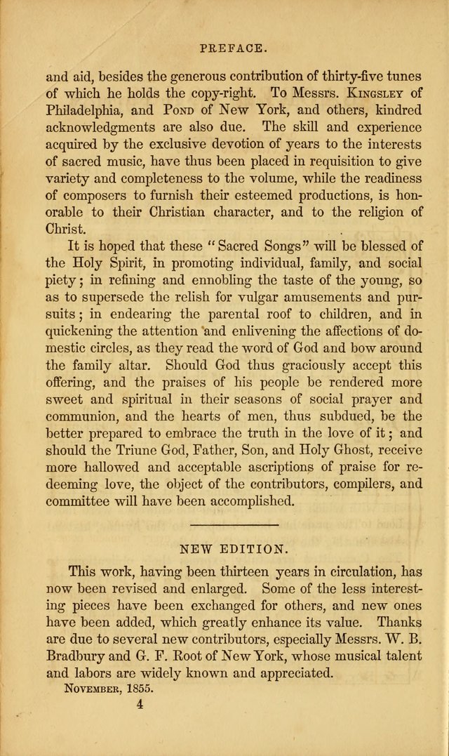 Sacred Songs for Family and Social Worship: comprising the most approved spiritual hymns with chaste and popular tunes ( New ed. rev. and enl.) page 4