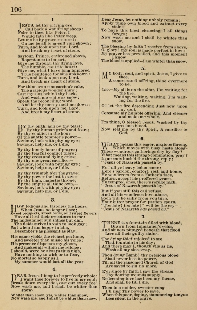 Spiritual Songs for Gospel Meetings and the Sunday School page 104