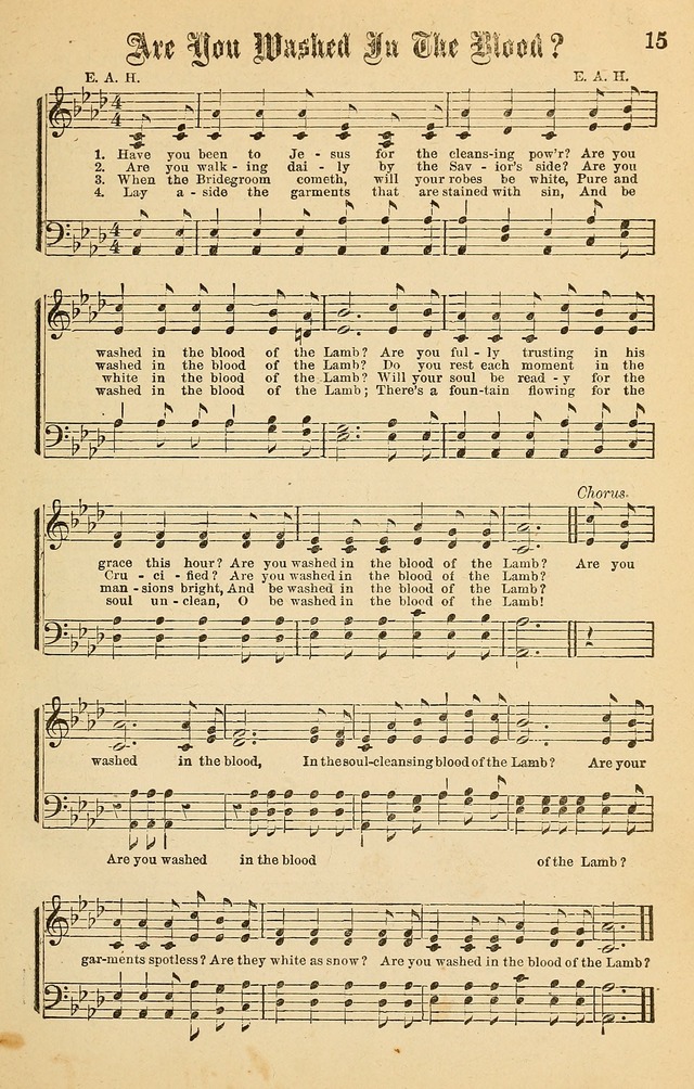 Spiritual Songs for Gospel Meetings and the Sunday School page 13