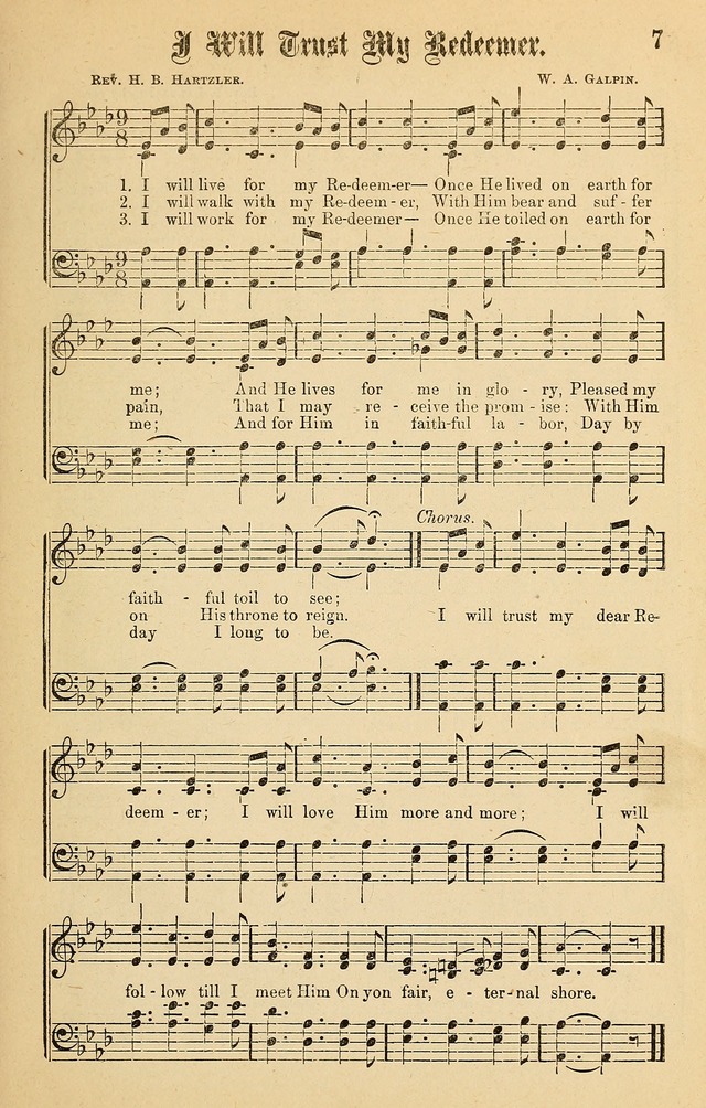 Spiritual Songs for Gospel Meetings and the Sunday School page 5