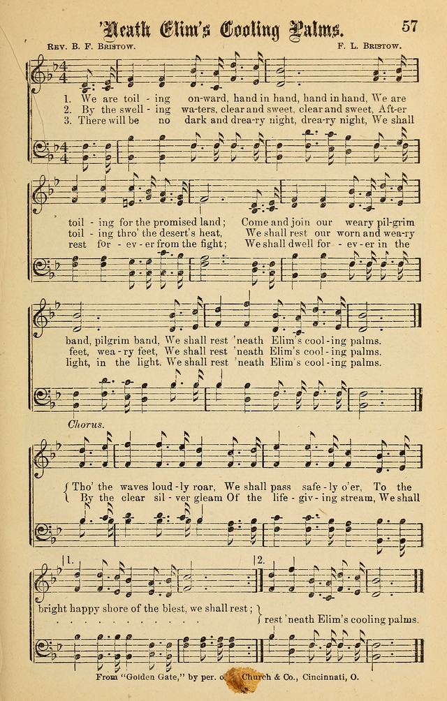 Spiritual Songs for Gospel Meetings and the Sunday School page 55
