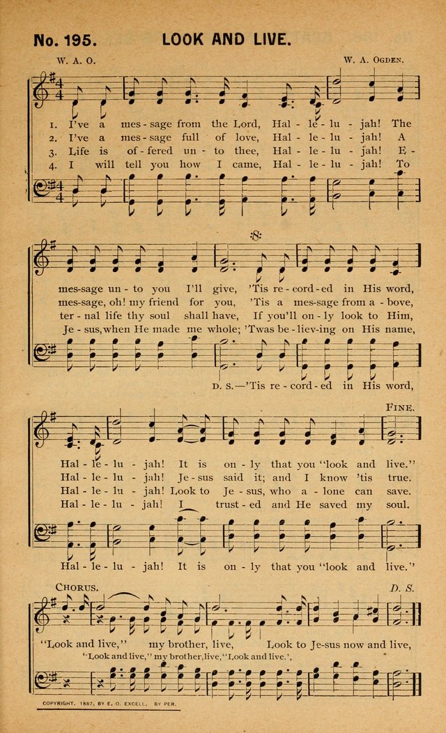 Salvation Songs: for gospel meetings, Endeavor Societies, Epworth Leagues, Baptist Unions, Sunday schools and prayer meetings page 198