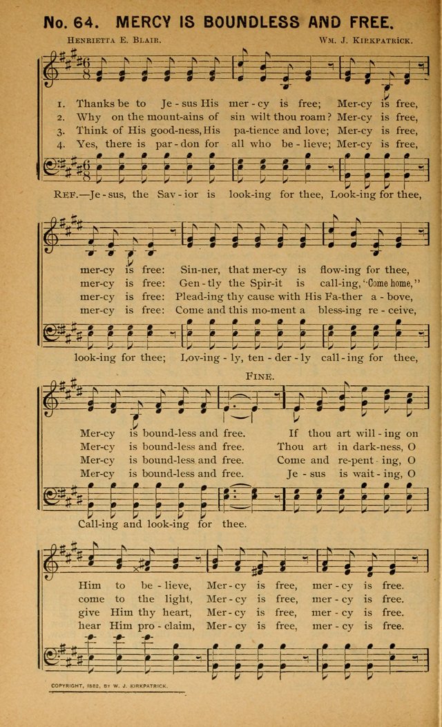Salvation Songs: for gospel meetings, Endeavor Societies, Epworth Leagues, Baptist Unions, Sunday schools and prayer meetings page 65
