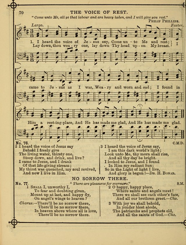 Song Sermons for General Use and Special Services page 70