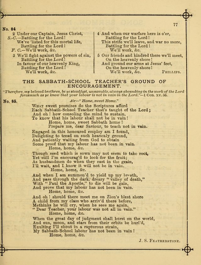 Song Sermons for General Use and Special Services page 77