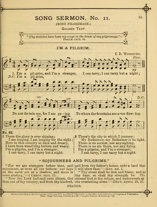 Song Sermons for General Use and Special Services page 85