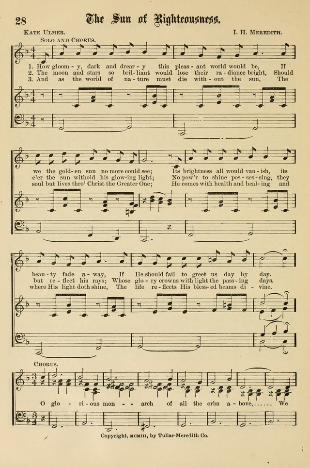 Sunday School Hymns No. 1 page 35