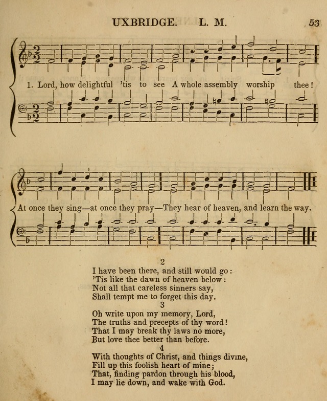 The Sabbath School Harp: being a selection of tunes and hynns, adapted to the wants of Sabbath schools, families, and social meetings (2nd ed.) page 55