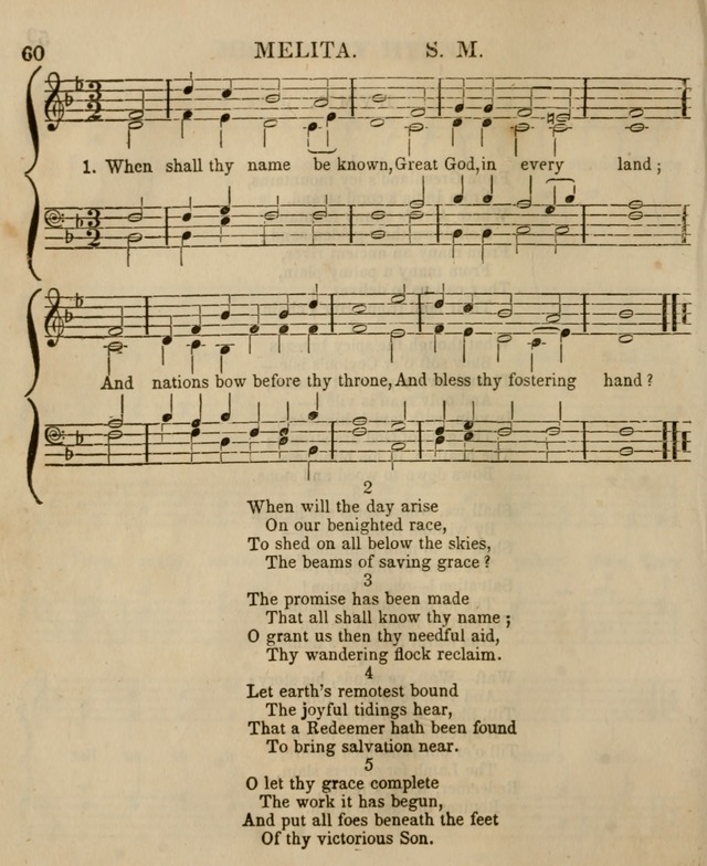 The Sabbath School Harp: being a selection of tunes and hynns, adapted to the wants of Sabbath schools, families, and social meetings (2nd ed.) page 62