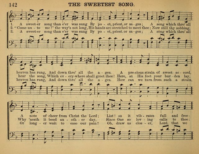 The Sunday School Hymnal: a collection of hymns and music for use in Sunday school services and social meetings page 142