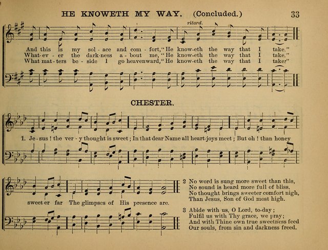 The Sunday School Hymnal: a collection of hymns and music for use in Sunday school services and social meetings page 33