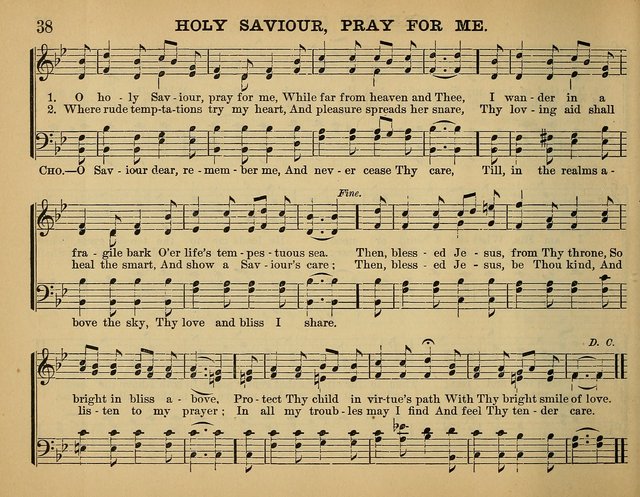 The Sunday School Hymnal: a collection of hymns and music for use in Sunday school services and social meetings page 38