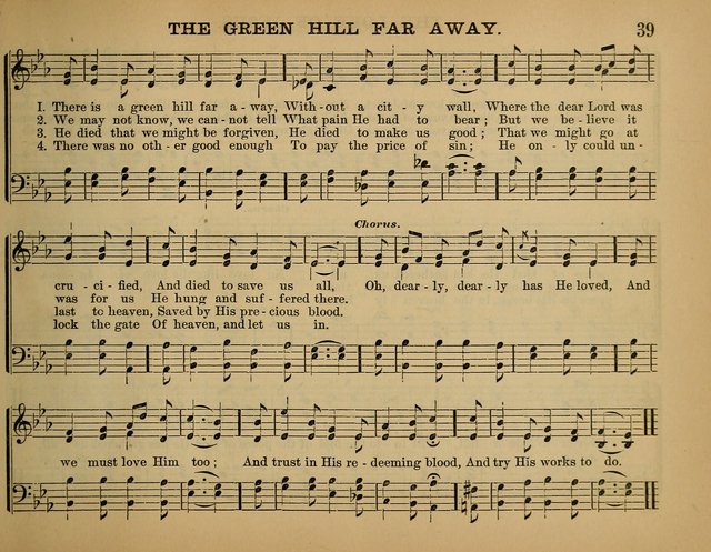 The Sunday School Hymnal: a collection of hymns and music for use in Sunday school services and social meetings page 39
