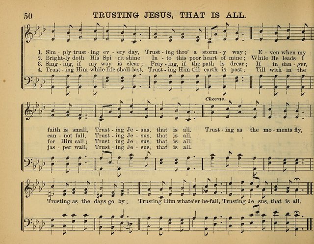 The Sunday School Hymnal: a collection of hymns and music for use in Sunday school services and social meetings page 50