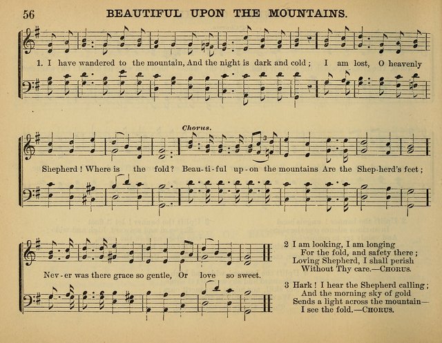 The Sunday School Hymnal: a collection of hymns and music for use in Sunday school services and social meetings page 56
