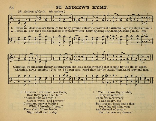 The Sunday School Hymnal: a collection of hymns and music for use in Sunday school services and social meetings page 64