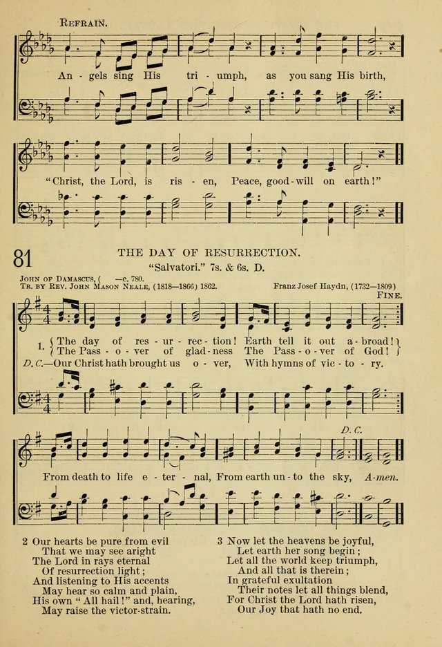 The Sunday School Hymnal: with offices of devotion page 104