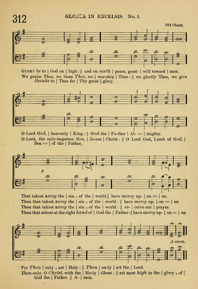 The Sunday School Hymnal: with offices of devotion page 312