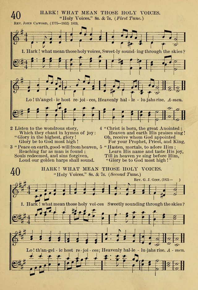 The Sunday School Hymnal: with offices of devotion page 62