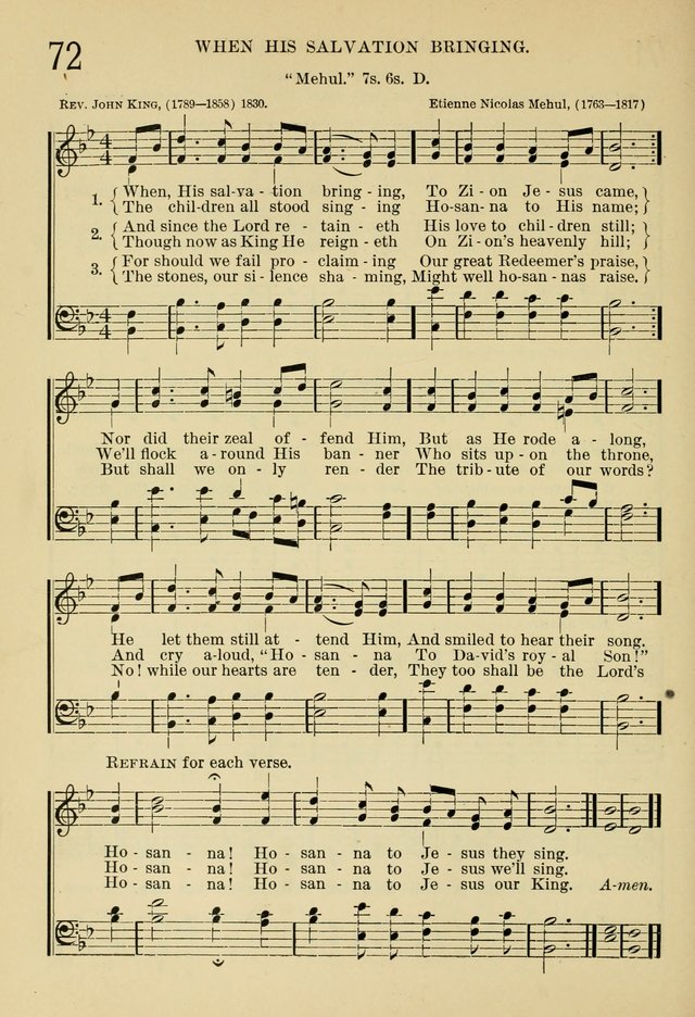 The Sunday School Hymnal: with offices of devotion page 95