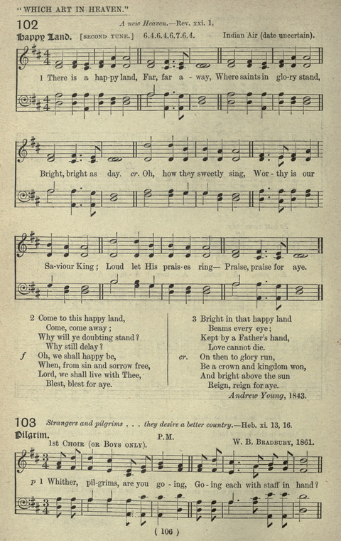 The Sunday School Hymnary: a twentieth century hymnal for young people (4th ed.) page 105