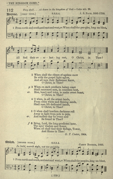 The Sunday School Hymnary: a twentieth century hymnal for young people (4th ed.) page 117