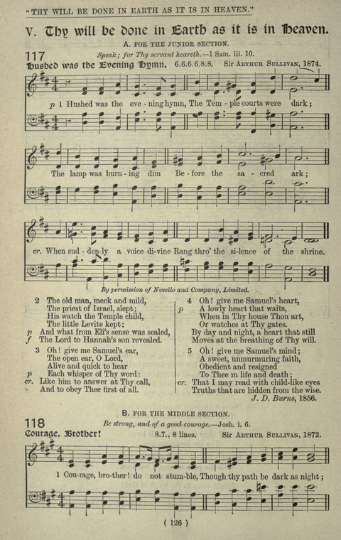 The Sunday School Hymnary: a twentieth century hymnal for young people (4th ed.) page 125