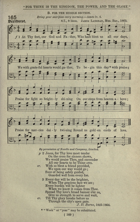 The Sunday School Hymnary: a twentieth century hymnal for young people (4th ed.) page 168