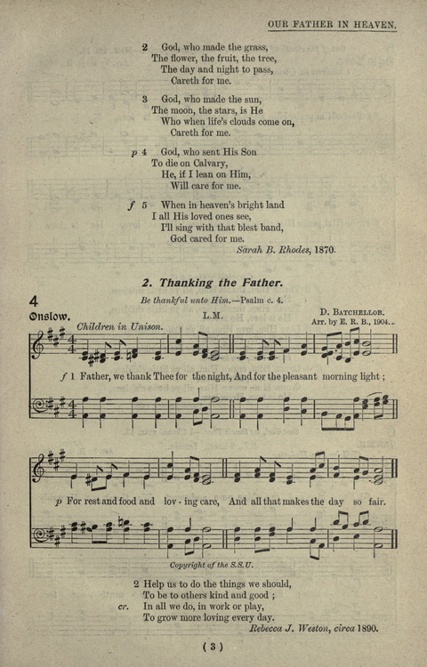 The Sunday School Hymnary: a twentieth century hymnal for young people (4th ed.) page 2