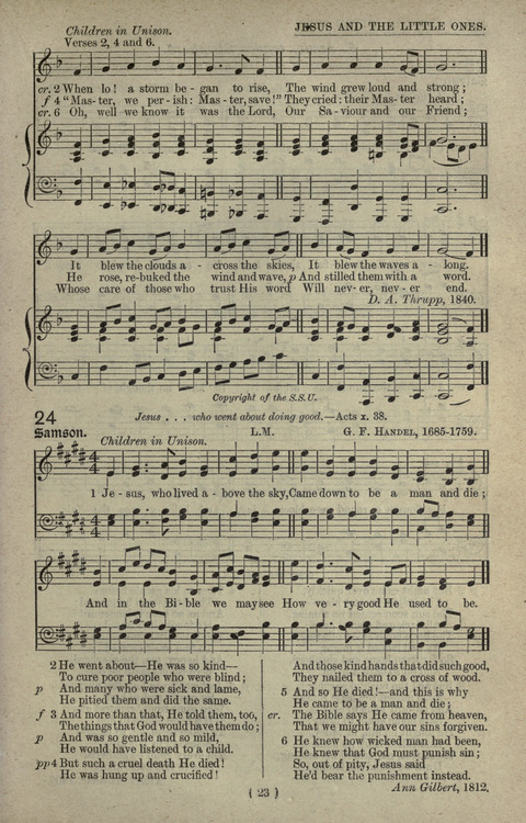 The Sunday School Hymnary: a twentieth century hymnal for young people (4th ed.) page 22