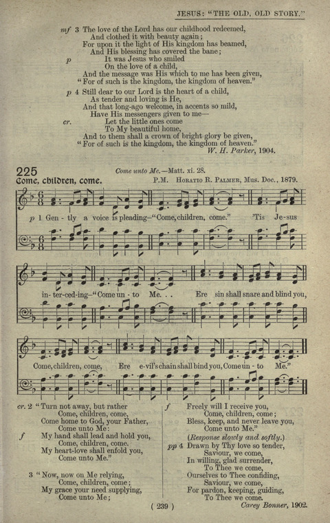 The Sunday School Hymnary: a twentieth century hymnal for young people (4th ed.) page 238