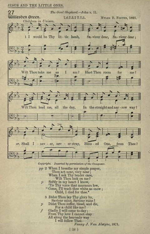 The Sunday School Hymnary: a twentieth century hymnal for young people (4th ed.) page 25
