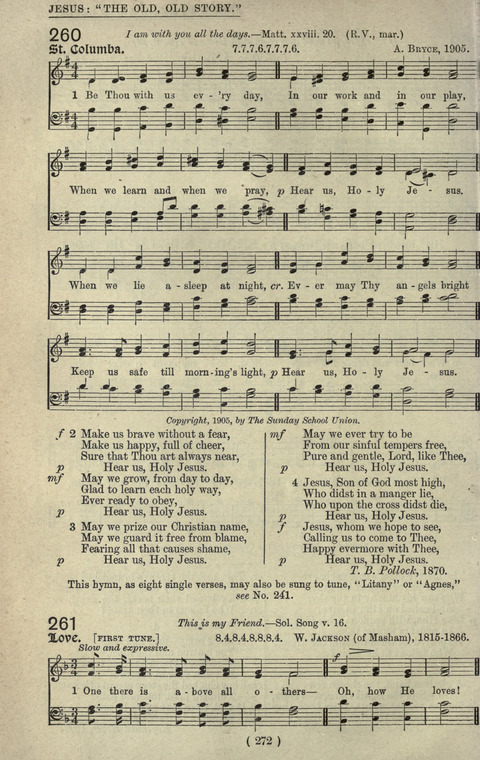 The Sunday School Hymnary: a twentieth century hymnal for young people (4th ed.) page 271