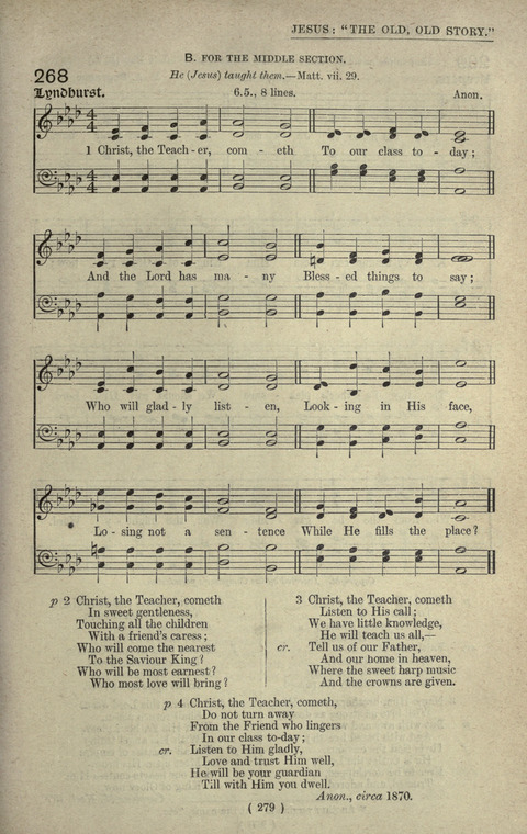The Sunday School Hymnary: a twentieth century hymnal for young people (4th ed.) page 278