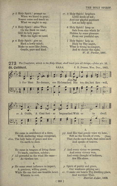 The Sunday School Hymnary: a twentieth century hymnal for young people (4th ed.) page 282