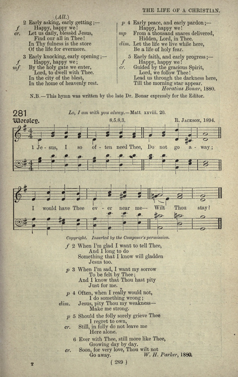 The Sunday School Hymnary: a twentieth century hymnal for young people (4th ed.) page 288