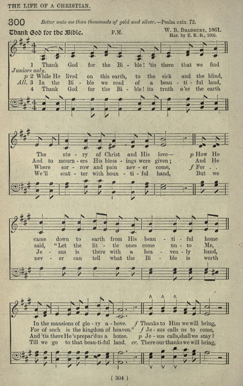 The Sunday School Hymnary: a twentieth century hymnal for young people (4th ed.) page 303