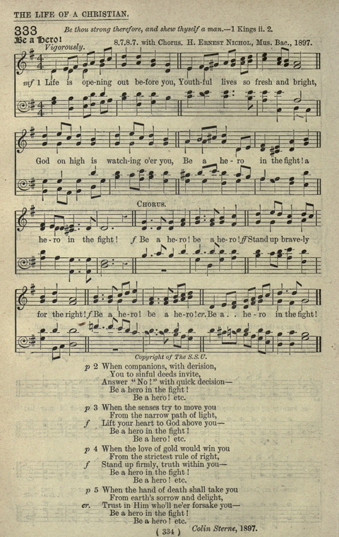 The Sunday School Hymnary: a twentieth century hymnal for young people (4th ed.) page 333