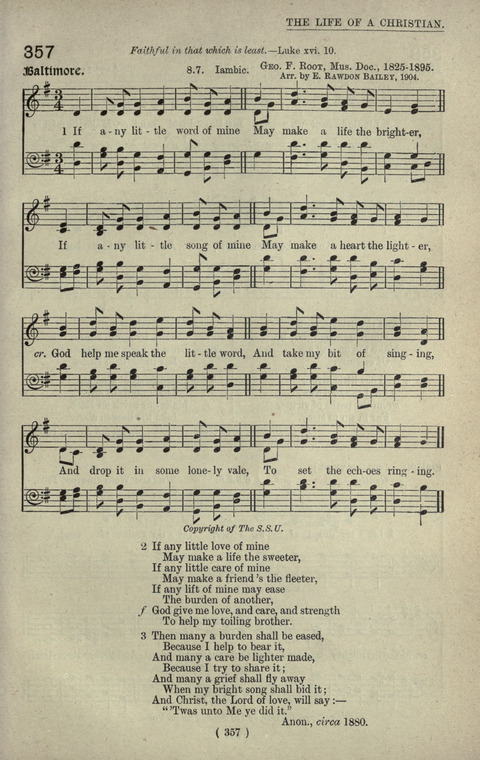 The Sunday School Hymnary: a twentieth century hymnal for young people (4th ed.) page 356