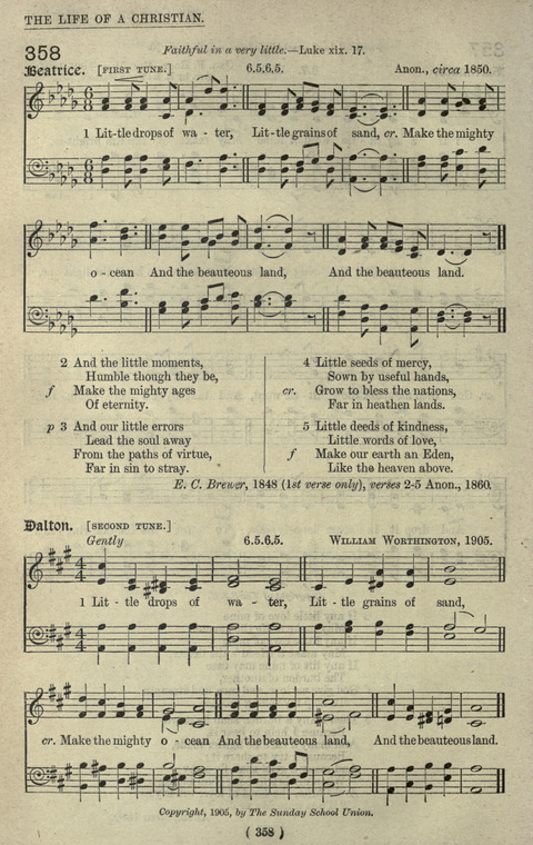 The Sunday School Hymnary: a twentieth century hymnal for young people (4th ed.) page 357