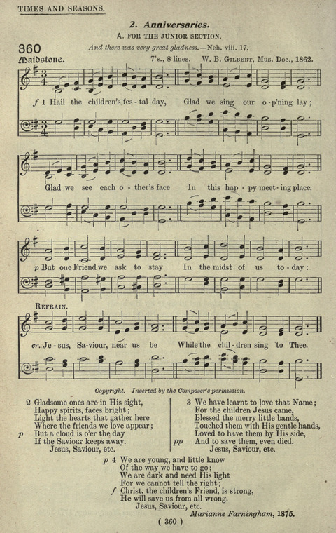 The Sunday School Hymnary: a twentieth century hymnal for young people (4th ed.) page 359