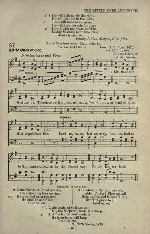 The Sunday School Hymnary: a twentieth century hymnal for young people (4th ed.) page 36