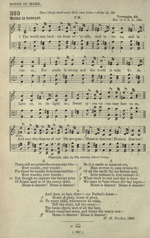 The Sunday School Hymnary: a twentieth century hymnal for young people (4th ed.) page 391