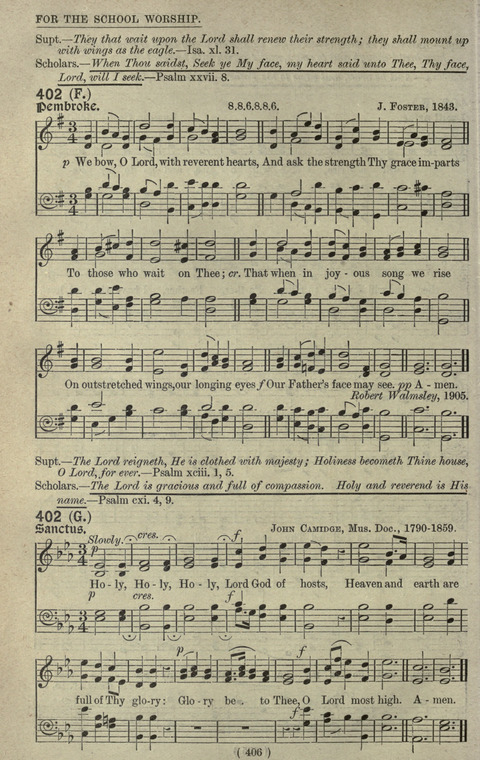 The Sunday School Hymnary: a twentieth century hymnal for young people (4th ed.) page 405