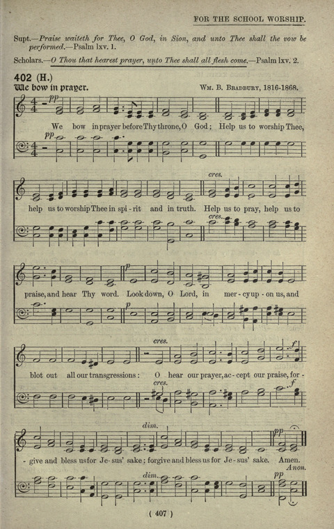 The Sunday School Hymnary: a twentieth century hymnal for young people (4th ed.) page 406