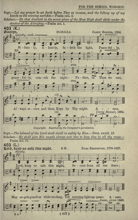 The Sunday School Hymnary: a twentieth century hymnal for young people (4th ed.) page 416