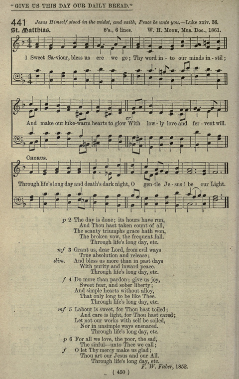The Sunday School Hymnary: a twentieth century hymnal for young people (4th ed.) page 449